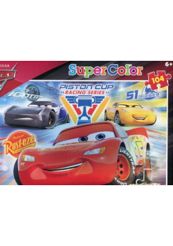 Puzzle 104 SuperColor Cars
