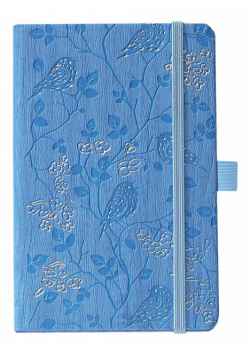 Notes A6 Ivory Ptaki niebieski