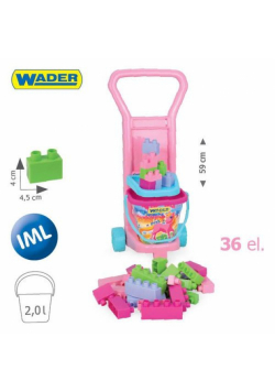WADER 10773 Wózek z klockami