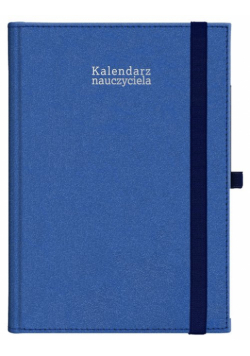 Kalendarz nauczyciela 24/25 A5T Kraft z gumką GRANAT