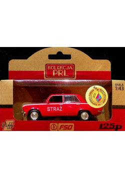 Kolekcja PRL-u Fiat 125P Straż