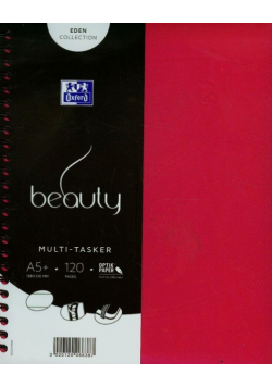 Kołonotatnik A5 Oxford w linie 60 kartek Beauty Multitasker różowy