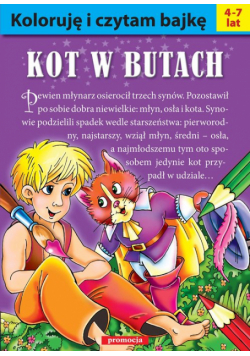 Koloruję i czytam bajkę - Kot w butach
