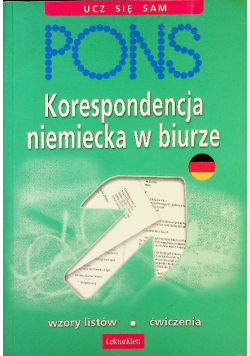 Pons Korespondencja niemiecka w biurze