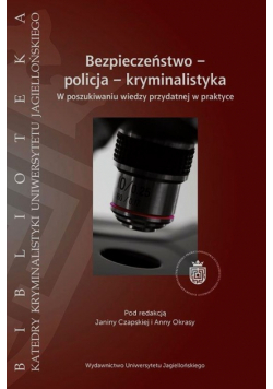 Bezpieczeństwo policja kryminalistyka