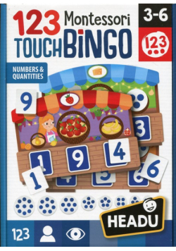 Gra Bingo 123 Montessori 3-6 lat