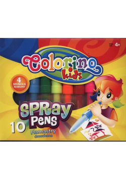 Flamastry dmuchane Colorino 10 kolorów