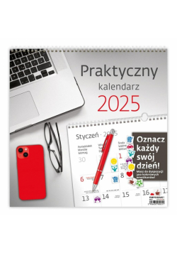 Kalendarz 2025 Praktyczny ścienny