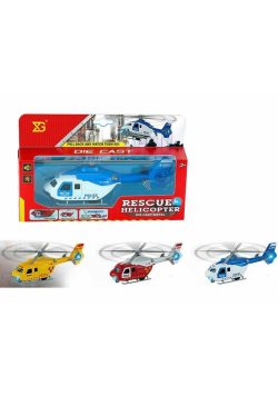 Helikopter śmigłowiec metalowy światło dźwięk MIX
