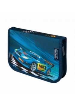 Piórnik dwuklapkowy z wyposażeniem Super Racer