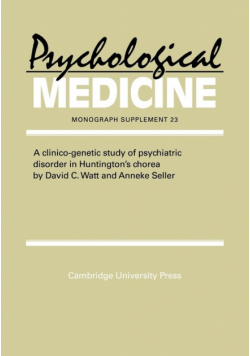 A Clinico-Genetic Study of Psychiatric Disorder in Huntington's Chorea
