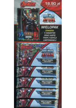 Marvel Avengers Hero Attax Wielopak 5 saszetek