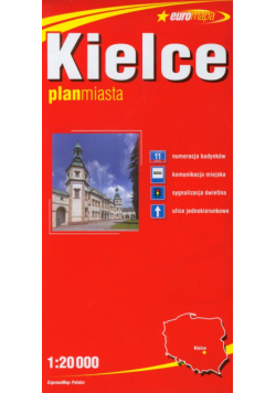 Kielce plan miasta 1:20 000