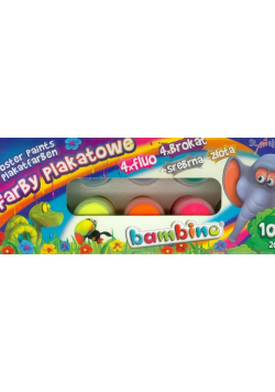 Farby plakatowe Bambino 10 kolorów