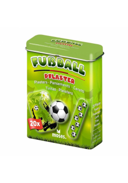 Plastry z patrunkiem dla dzieci futbol