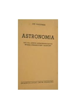 Astronomia,1938r.