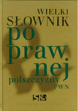 Wielki słownik poprawnej polszczyzny PWN + CD