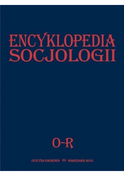 Encyklopedia socjologii Tom III