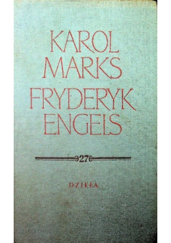 Marks Engels Dzieła Tom 27