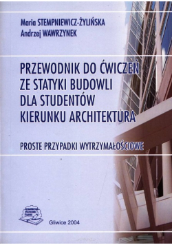 Przewodnik Do Ćwiczeń Ze Statyki Budowli