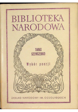 Szewczenko Wybór poezji