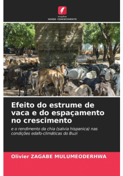 Efeito do estrume de vaca e do espaçamento no crescimento