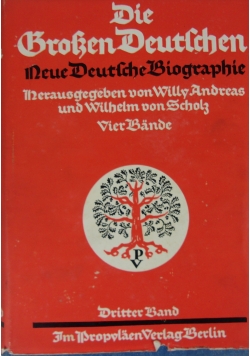 Die Grossen Deutschen ,1936r.,Tom III