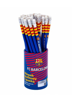 Ołówki grafitowe z gumką FC Barcelona (36szt)ASTRA