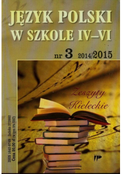 Język Polski w szkole IV -VI nr 3 2014/2015