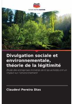 Divulgation sociale et environnementale, théorie de la légitimité