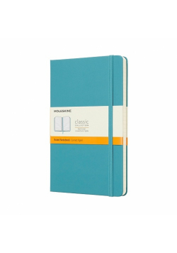 Notes Moleskine classic L (13x21 cm) w linie reef blue