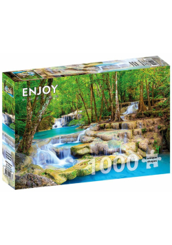 Puzzle 1000 Wodospady Erawan, Tajlandia
