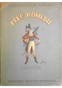 Pięć komedii - 1954 r. (ilustr. Szancer)