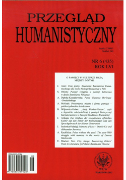 Przegląd Humanistyczny 6/2013