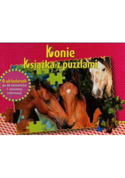 Konie Książka z puzzlami