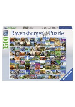 Puzzle 99 pięknych miejsc na Ziemi 1500