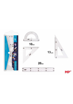 Zestaw geometryczny Kosmos 4 elementy w etui