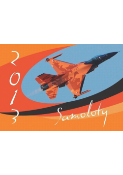 Kalendarz 2013 Samoloty
