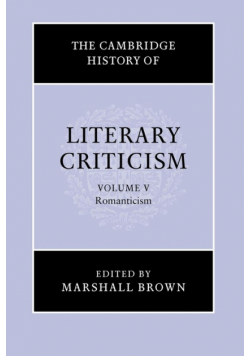 The Cambridge History of Literary Criticism