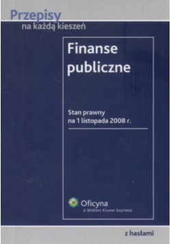 Finanse publiczne