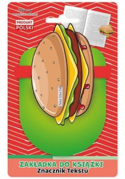 Zakładka znacznik tekstu Burger