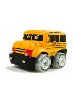 Autobus Busik Deluxe + akcesoria dla dzieci żółty