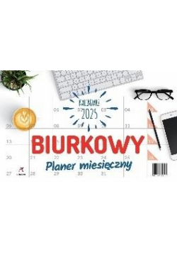 Kalendarz 2025 biurkowy planer stojący