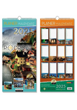 Kalendarz 2025 Planer Podróże