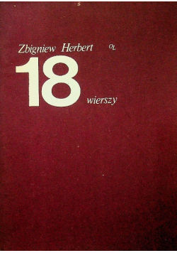 Herbert 18 wierszy