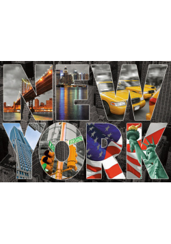 Puzzle Nowojorski kolaż 1000