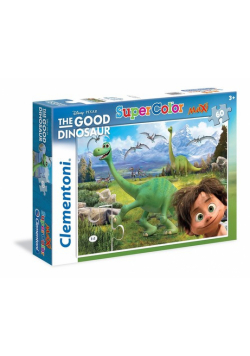 Puzzle SuperColor Maxi Dobry Dinozaur 60