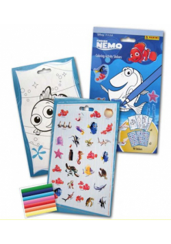 Naklejki Coloring Activity Stickers Nemo