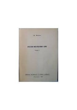 Biologia molekularna genu,cz.1