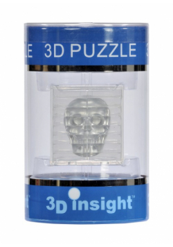 Puzzle 3D Insight Czaszka srebrna